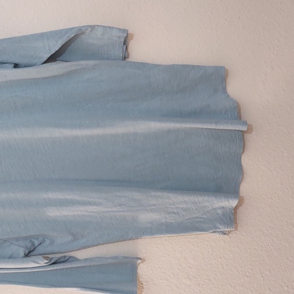 PRE OWNED EDDIE BAUER COLOR BABY BLUE 3/4 SLEEVE SIZE L - Picture 8 of 8